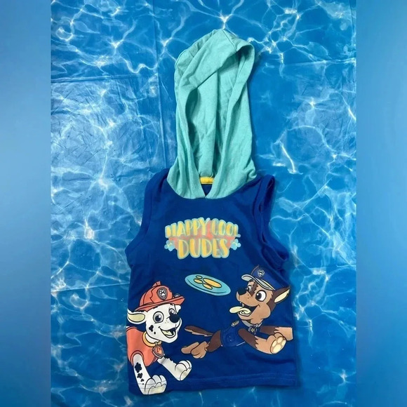 Paw Patrol - Toddler Hooded Sleeveless Shirt - Size 2T - Picture 4 of 5